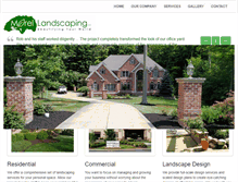 Tablet Screenshot of morellandscaping.com